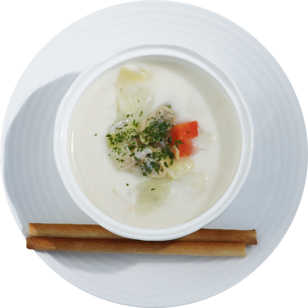 アサリのクラムチャウダー