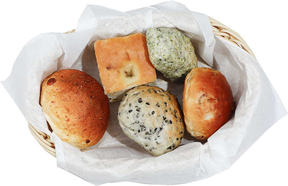 バーバラはうすで焼いた自慢のパン