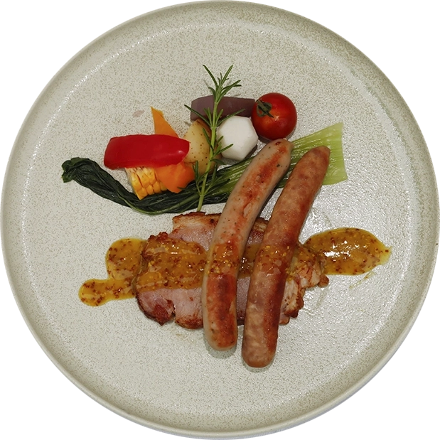 ZiZi工房のハム・ウインナー盛合せ