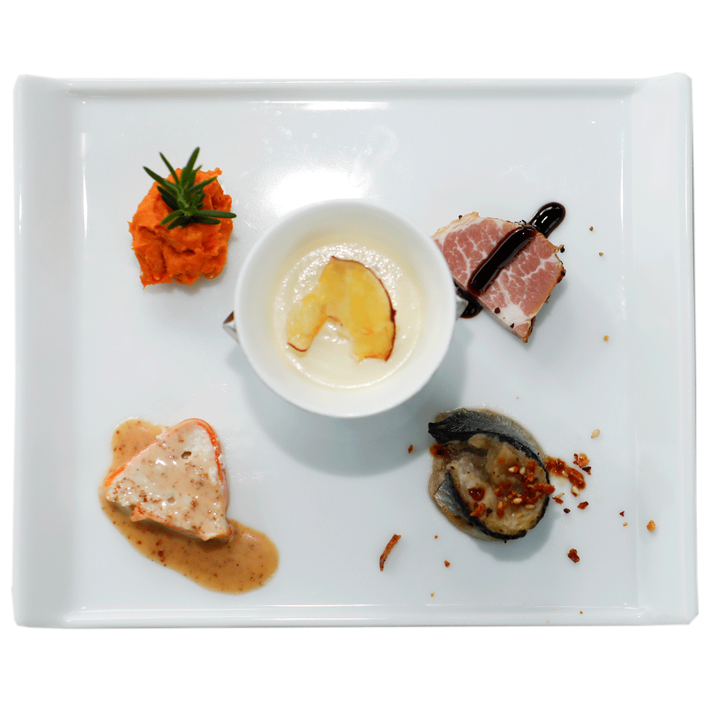 ５種のオードブル盛り合わせ