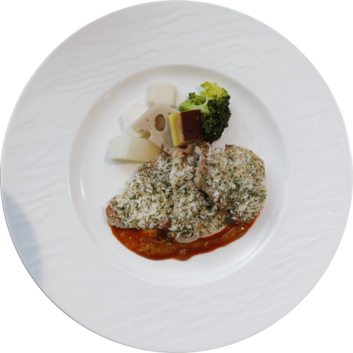 三河豚フィレ肉のペルシャード